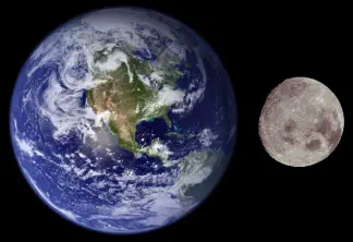 Earth and Moon